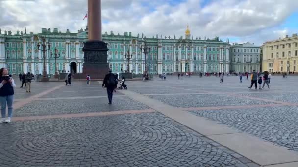 São Petersburgo Rússia Outubro 2022 Maior Museu Mundo Por Galeria — Vídeo de Stock