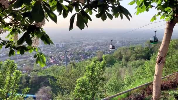 Almaty Kazakhstan Května 2023 Almaty Jižní Hlavní Město Panoramatický Výhled — Stock video