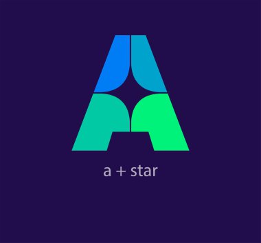 Şirket, şirket veya işletme için bir vektör tasarım şablonu.