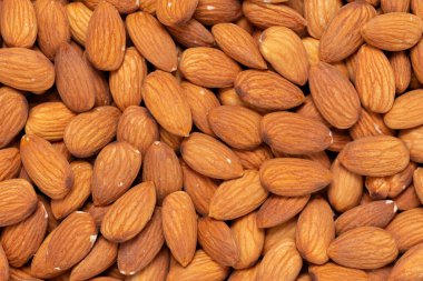 Badem, fındık ezmesi. Badem desenli kavram arkaplanı