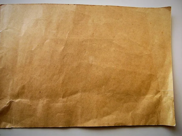 Blank Sheet Old Parchment Paper Light Background — Stock Photo, Image