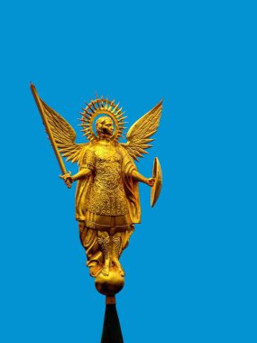 Aziz Sophia Manastırı, Kiev, Ukrayna 'daki Baş Melek Michael. Kyiv 'deki St. Sou Katedrali