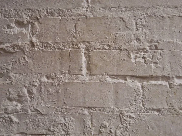 Mauerwerk Textur Weiß Bemalt Nahaufnahme — Stockfoto