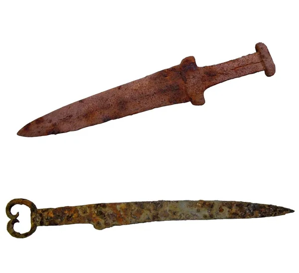 Akinak Σκύθινο Σπαθί Scythian Στιλέτο Της Πρώιμης Εποχής Του Σιδήρου — Φωτογραφία Αρχείου