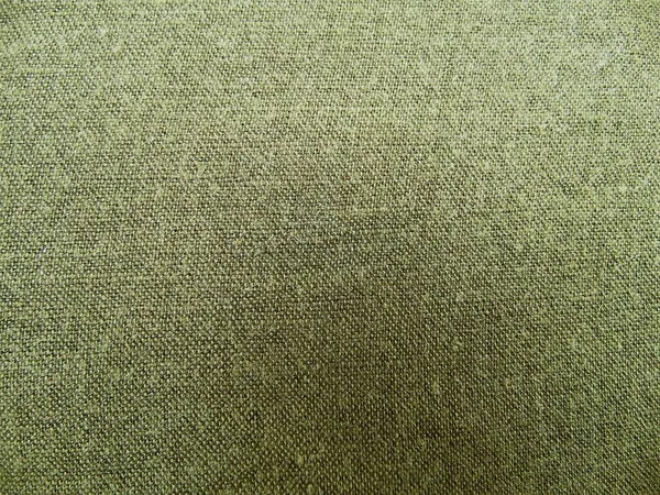 Textura Tecido Linho Cáqui Close — Fotografia de Stock