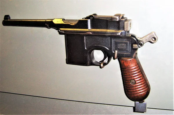 Quiiv Ucrânia Dezembro 2014 Pistola Mauser Época Segunda Guerra Mundial — Fotografia de Stock