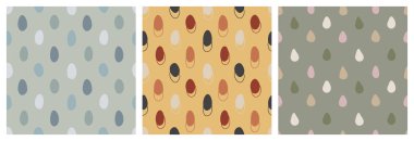 Düz ve pürüzsüz desen, el çizimi geometrik şekiller, soyut desen basit şekil, modern sanat, vektör illüstrasyonu..