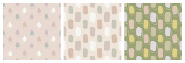 Düz ve pürüzsüz desen, el çizimi geometrik şekiller, soyut desen basit şekil, modern sanat, vektör illüstrasyonu..