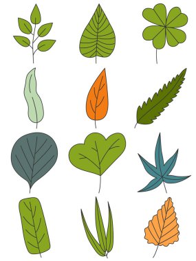 El çizimi simge vektörünü beyaz arkaplanda izole eder, el çizimi dekoratif ögeler, basit çizgi film çizim biçimi