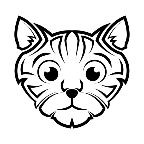 ลปะส าและส ขาวของห วแมวน าหร กษณ มาสคอต ไอคอน อวตาร รอยส — ภาพเวกเตอร์สต็อก