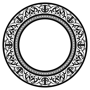 Mandala şeklinde dairesel desen