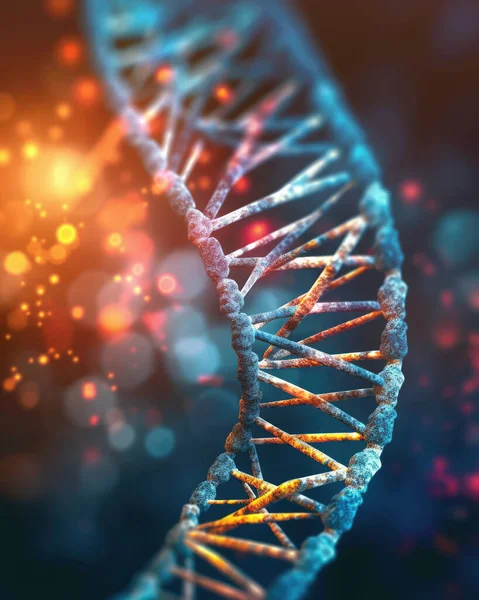 Dna Abstraktes Bild Genetischer Codes Konzeptbild Zur Verwendung Als Hintergrund Stockbild