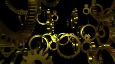 Golden Gear Tüneli Arkaplan Döngüsü