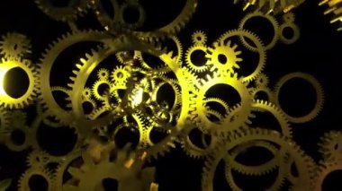 Golden Gear Tüneli Arkaplan Döngüsü