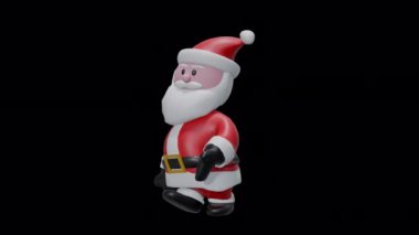 Noel Baba Alfa Kanalında Yürür