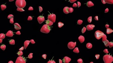 Alpha Channel ve Loop ile Çilek Düşüşü