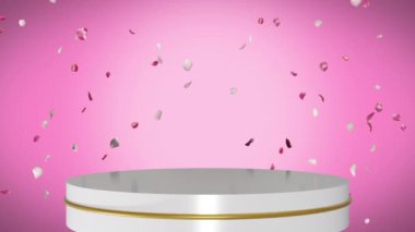 Gül Yaprakları Podyumu Arkaplan ve Döngü