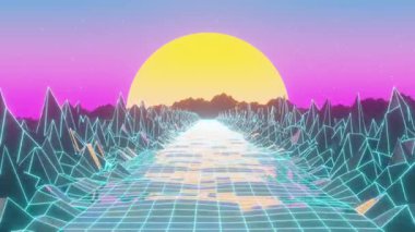 80 'lerin Güneş Yıldızları Arkaplan ve Döngü