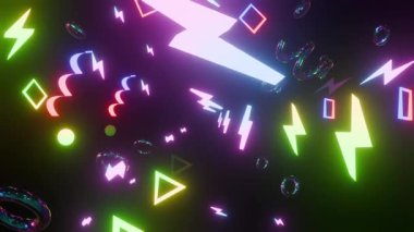 80 'lerin Geometri Tüneli Arkaplanı ve Döngüsü