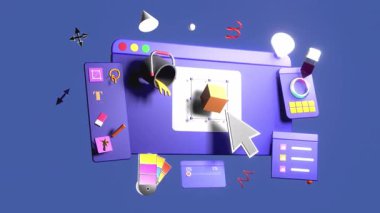 3D Kullanıcı Resimleri Canlandırma Arkaplanı