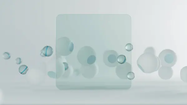 Fundo Abstração Grupo Camadas Vidro Plástico Mockup Sobre Tema Pesquisa Imagem De Stock