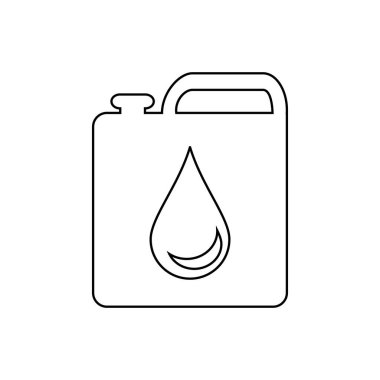 Kutu simgesi. Vektör illüstrasyonu beyaz arkaplanda izole edildi