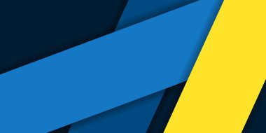 Blue background with diagonal lines. Modern abstract brochure or banner. Vector EPS 10