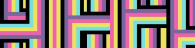 Geometric background with color stripes pattern. Abstract wallpaper. Modern horizontal background Vector EPS 10