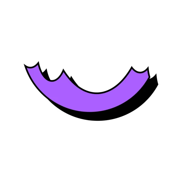 抽象的紫色图标 白色背景上孤立的抽象矢量形状 — 图库矢量图片
