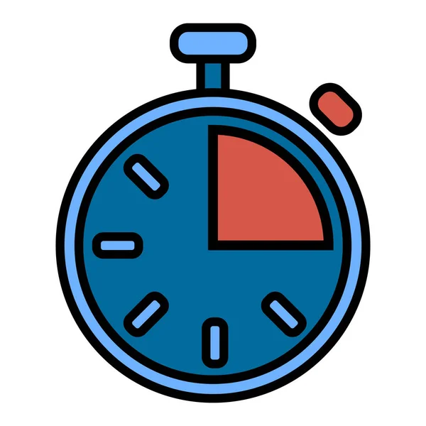 Timer Icon Countdown Timer Symbol Timer Stopwatch Modern Icon Flat — Stok Vektör