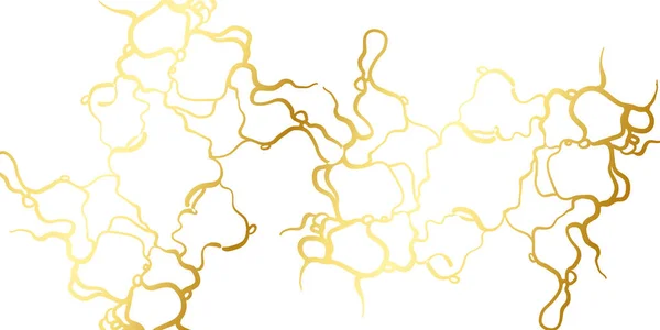 Design Kintsugi Sur Fond Blanc Golden Crack Lignes Toile Fond — Image vectorielle