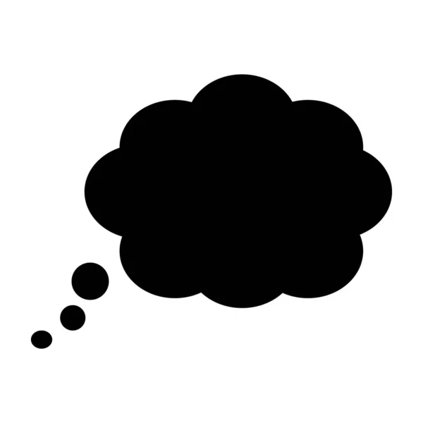 Пустой Икона Комической Речи Значок Чёрного Пузыря Речи Винтажный Дизайн — стоковый вектор
