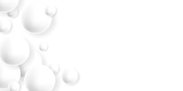 Σύγχρονο Αφηρημένο Λευκό Φόντο Κύκλους Λευκή Φούσκα Διάνυσμα Eps — Διανυσματικό Αρχείο