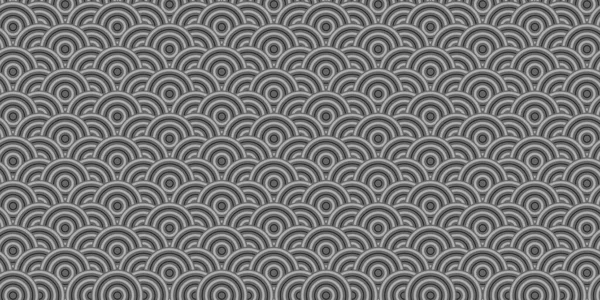 濃い黒の和紙と和柄の背景 抽象幾何学的形状背景 現代的なベクターテクスチャ — ストックベクタ