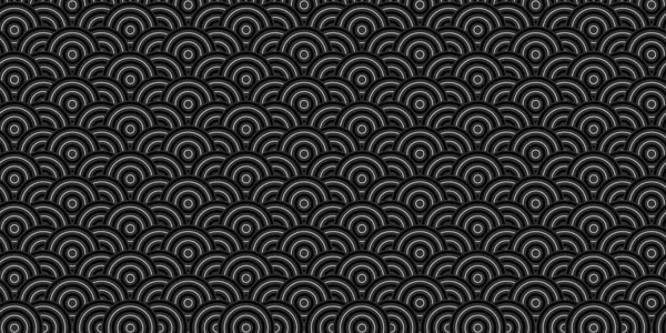 Donker Zwart Japans Papier Japanse Patroon Achtergrond Abstracte Geometrische Vorm — Stockvector
