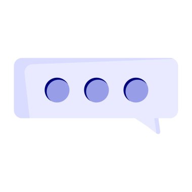 Modern konuşma baloncukları ikonu. Beyaz arkaplanda izole edilmiş vektör.