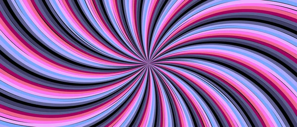Colorful Swirling Radial Vortex Vector Background — Image vectorielle