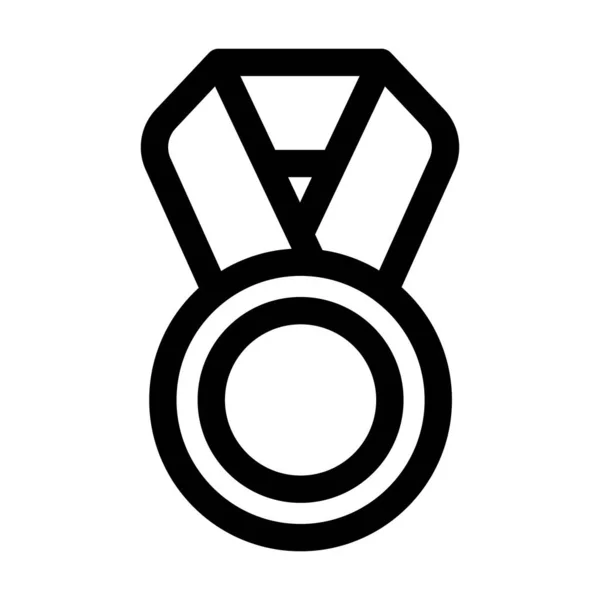 Een Medaille Symbool Design Element Voor Zakelijke Training College Sport — Stockvector