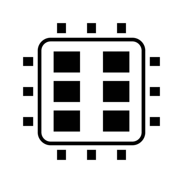 Chip Icon Modern Chip Pictogram Trendy Symbol Mobile Apps Website — Stock Vector