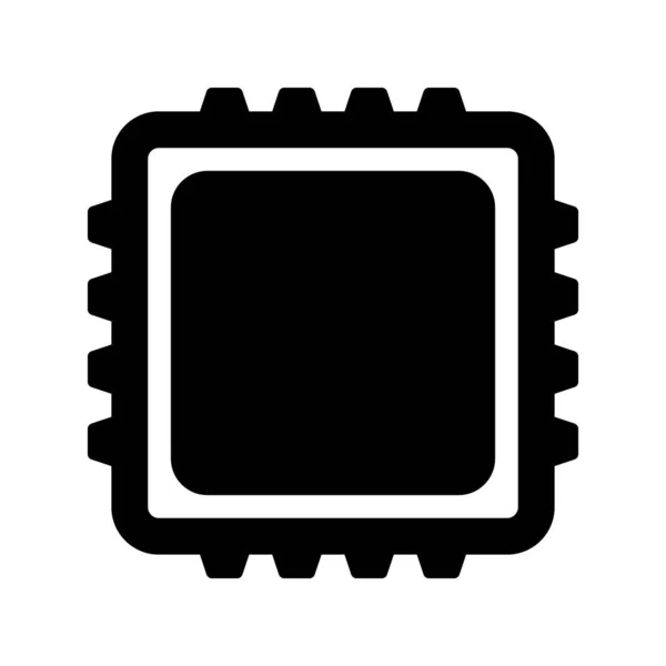 Icono Chip Pictograma Chip Moderno Símbolo Moda Para Aplicaciones Móviles — Vector de stock