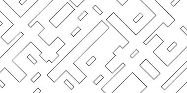 Beyaz soyut arkaplan, siyah çizgili doku. Vektör illüstrasyonu.