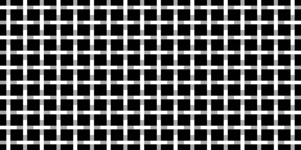 Черно Белый Геометрический Плетеный Орнамент Абстрактный Плетеный Фон Современная Абстрактная — стоковый вектор