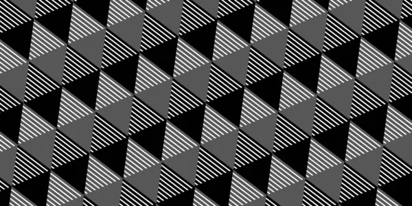 Zwart Witte Driehoeken Patroon Achtergrond Voor Ontwerp Donkere Abstracte Geometrie — Stockvector