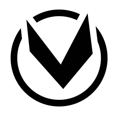 İşaret simgesini işaretle. Çember kenesi modern sembolü onayladı. Vektör illüstrasyonu beyaz arkaplanda izole edildi.