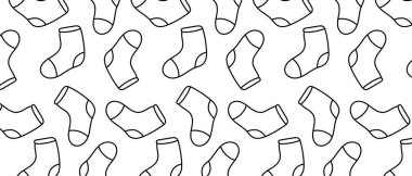 Çizgi çorap desenli vektör çizimi. Çoraplı arka plan.