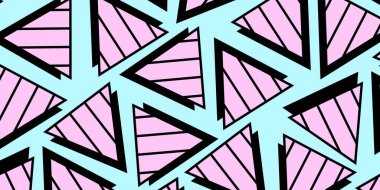 Soyut renk üçgenleri desen örtüsü. Modern soyut geometrik vektör arkaplanı.