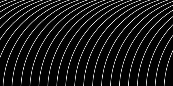 Zwarte Abstracte Achtergrond Textuur Met Witte Gebogen Diagonale Lijnen Vectorillustratie Vectorbeelden