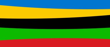 Renkli çizgiler soyut arkaplan. Olimpiyat Oyunları bayrak çizgisinde. Vektör illüstrasyonu.