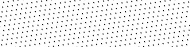 Monokrom noktalı vektör dokusuyla yatay arkaplan. Polka nokta şablonu. Siyah noktalı basit arkaplan.