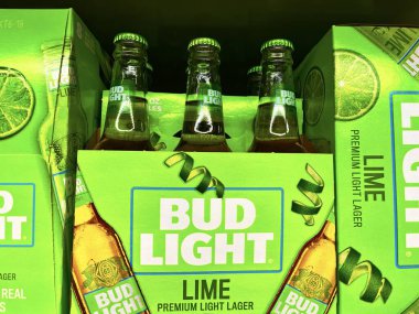 Bir karton limonlu bira.